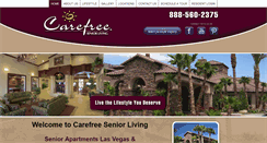 Desktop Screenshot of carefreeseniors.com